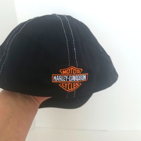 New Miller Harley Davidson Embroidered Tweed Cap - Picture 5 of 7